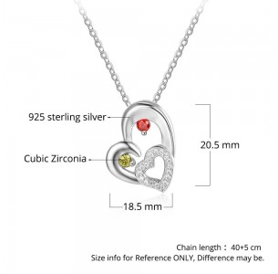 Personalized Birthstone Necklace JEWJONE101876